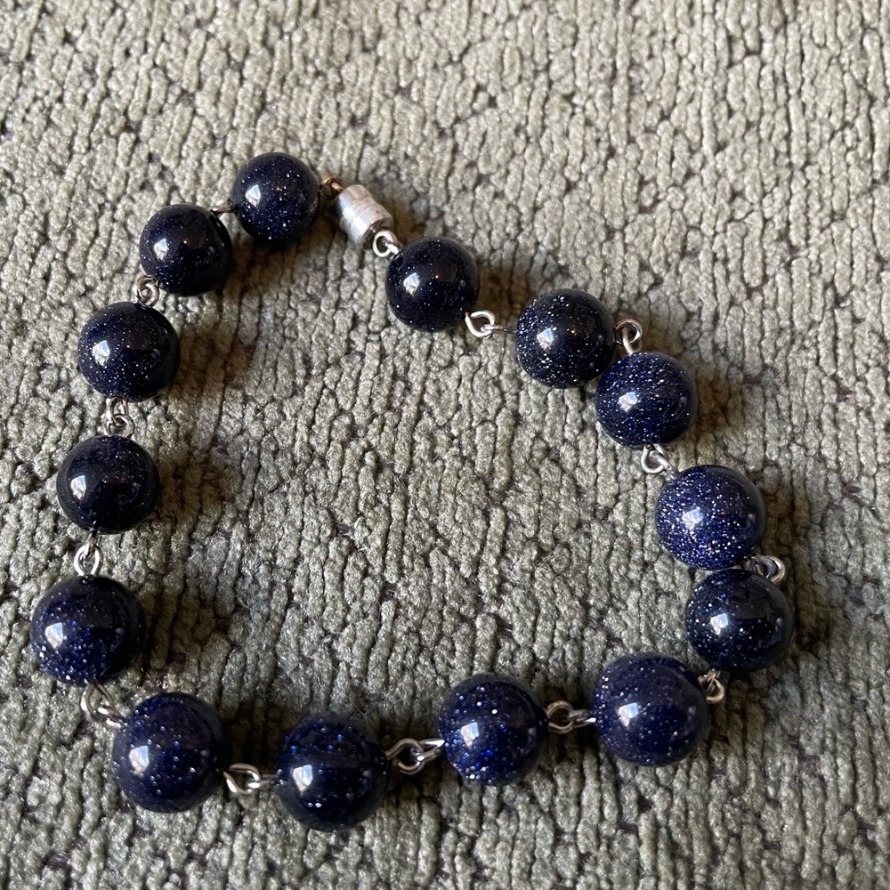 Blue Sandstone Bracelet